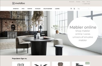 Webshop med møbel og boligtilbehør - Omsætning de første 12 mdr. 750.000 kr.