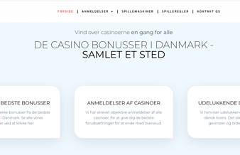 Casinoaffiliate side med over 40.000 i indtjening den første måned