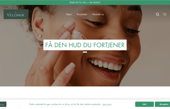 Opdag Skønheden: Velonik.dk - Din Køreklare Dropshipping-Oase for Hudplejeprodukter!