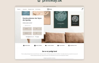 Printway.dk | Bykort plakater med unikt design | Dropshipping | Omsætning: 140.000 DKK