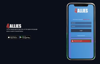 4Allies er et online kortspil til IOS/ANDROID - 1200 downloads