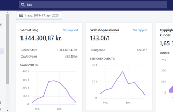 Succesfuld webshop med stort potentiale