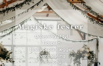 Drømmetyl - Webshop med udlejning af pynt til bryllup - Omsætning 2021: 1.000.000 kr.