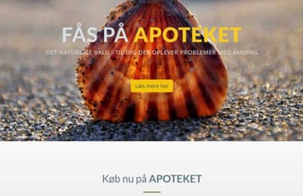 Produkt til ammende kvinder - Aftaler med landets apoteker - Har omsat 5-10.000 kr. i år. 