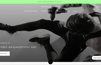 Dropshipping Webshop med salg af Massagepistol - Forsendelse fra EU