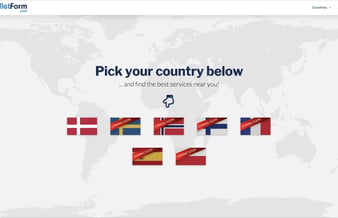 Walletform.com - Affiliate sammenligning site med stærkt domæne med internationalt fokus