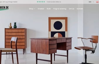 Bliv ejer af en eftertragtet Retro & Design møbelforretning med stor eksport