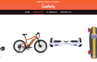 scooterly.dk - El løbehjul webshop med dropshipping sælges