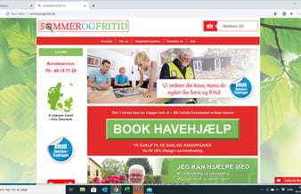 sommerogfritid.dk - Formidlingsplatform med havehjælp - DB på ca. 260.000 kr.