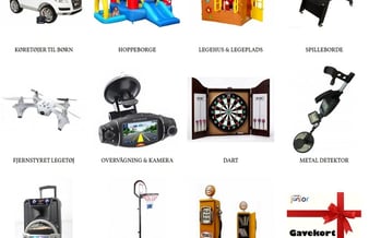 Webshop med elbiler til børn - og meget andet.