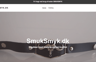 Webshop inklusive varelager på en værdi af over 100.000dkk