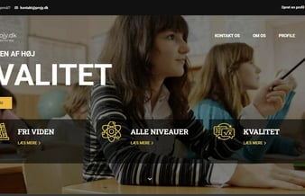 Projy.dk Elegant multi-underviser kursus platform med tilhørende domæne