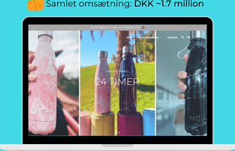 Miin Bottle - Ledende webshop af genanvendelige vandflasker - Samlet salg for 1.7 mio kr. med en Trustpilot rating på 4.7