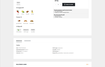 Etableret webshop med hot sauces og mexi-vare 🌶️