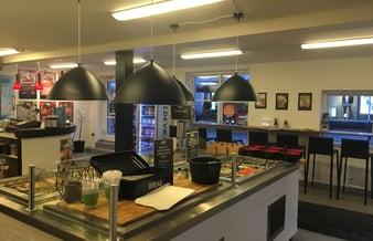 Take-away (sandwich, salat, spydkylling) i Ringkøbing gågade