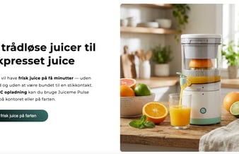 Juicepresser -  genopladelig m/USB 