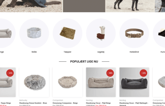 Webshop med hundeudstyr