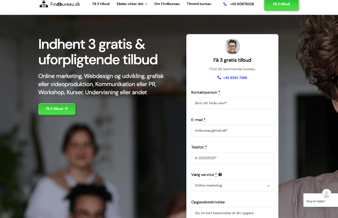 Findbureau.dk - 3 tilbud site med stor potentiale