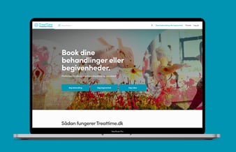 En platform til behandlere og instruktører som indeholder bookingsystem, peronlig profil, betalingsløsning osv