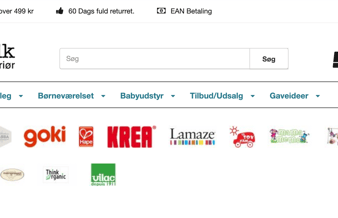 2 x Webshop med salg af legetøj og babyudstyr. Sælges til under lagerværdien