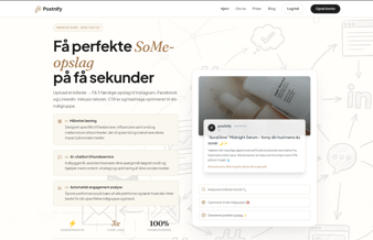 Postnify.dk – 100% automatiseret AI-platform til sociale medier – KLAR TIL OVERTAGELSE (NETOP NEDSAT!)