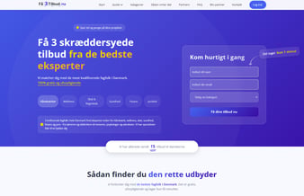 Få3Tilbud.nu – AI-drevet Leadgenereringsplatform (100% automatiseret)