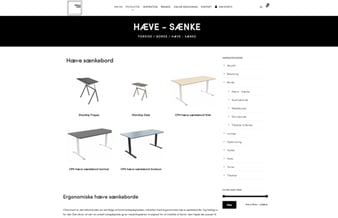 Solid lille webshop med kontormøbler