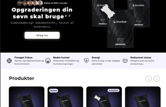 Køreklar webshop med stort potientale 