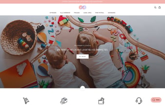 Børne webshop med salg af licensvarer (Frost, Paw Patrol m.fl.) - Har omsat for +700.000 kr. på 9 mdr.