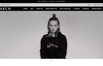 Arch Essentials - Streetwear Webshop - Omsat for i alt:  735.000 kr. 