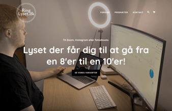 Ringlyset.dk - Webshop med ring lys