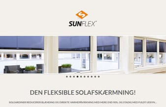Egen gardin produktion til skibe, kontorer og private
