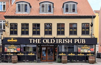 Irish pub - overdrages - Ingen nøglepenge