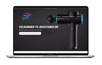 Massagepistol med dropshipping leverandør i EU | 100% køreklar webshop | Boostaway.dk