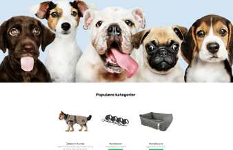 Dropshipping webshop med udstyr til hunde og katte
