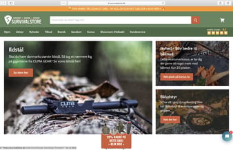5 år gammel webshop med outdoor udstyr sælges - 2.8 mio i omsætning 2019