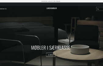 Møbelside med dansk leverandør. (Dropshipping) - luksusmøbler.dk