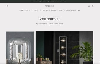 Møbel webshop - Fantastisk flot møbel webshop sælges. nordisk design 