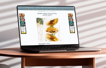 SEO-stærk airfryer opskriftsside med allerede passiv indtjening via AdSense - Over 75.000 organiske besøgende i total