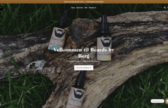 BeardsbyBerg.dk - Webshop med skægpleje produkter