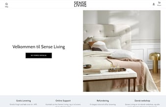 Klar-til-drift webshop med Trustpilot og Sociale Mediekanaler.