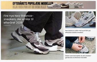 Veletableret affiliate-site i sneaker-nichen (13 års historik)