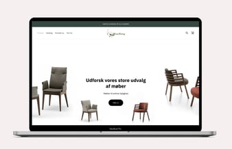 Dropshipping webshop med møbler 