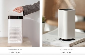 Flot og optimeret webshop med luftrensere og stort potentiale
