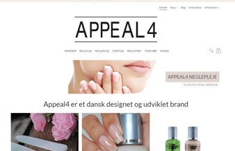 Webshop med eget brand i neglelak og neglepleje