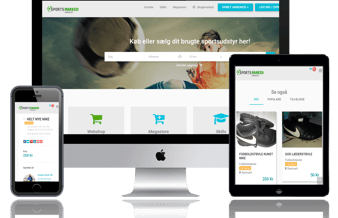 sportsmarked.dk - Komplet Webshop og Brugtmarked (som DBA) sælges