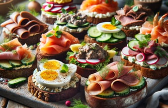 Velrenommeret smørrebrødsbutik til salg