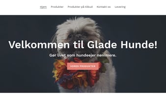 Glade-Hunde.dk - Køreklar webshop med salg af hundeudstyr med omsætning