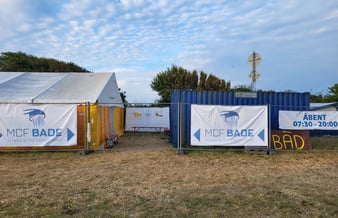 Udlejningsfirma med badefaciliteter til festivaler og mobil varmeanlæg - Søger partner - Roskilde, Smukfest, Nibe m.m.