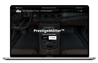 Prestigemåtter - Branded dropshipping webshop med omsætning på 600.000 kr den 1. måned